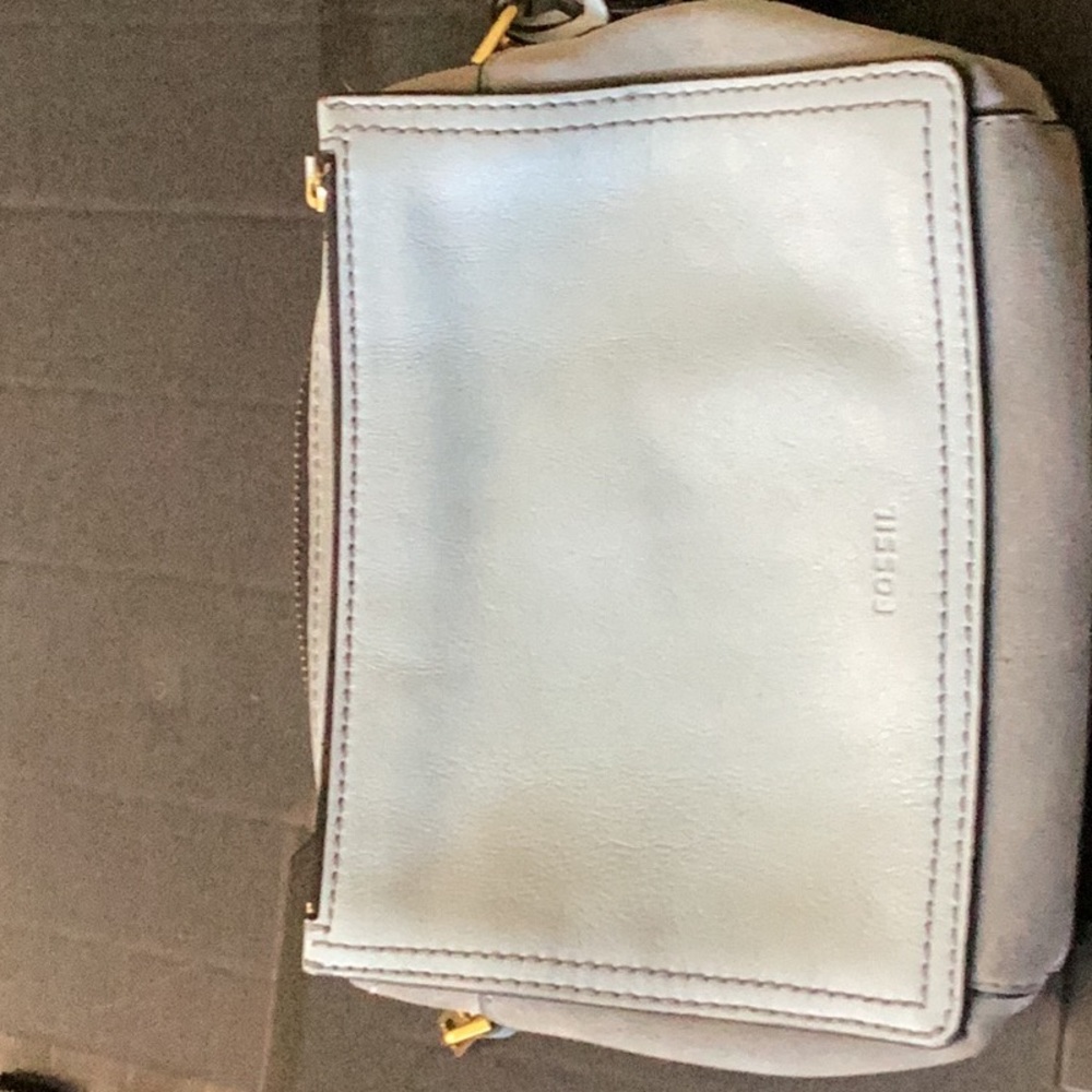 Fossil pale blue Crossbody Bag with Sleek Design - Picture 2 of 11